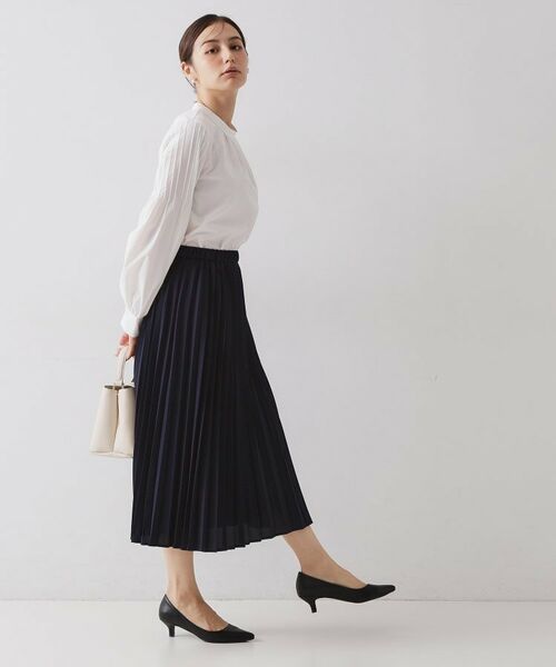 OPAQUE.CLIP / オペーク ドット クリップ スカート | ≪通勤・セレモニー対応≫プリーツスカート【洗濯機OK】 | 詳細7