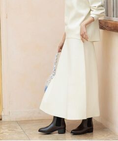 OPAQUE.CLIP / オペーク ドット クリップ ロング・マキシ丈スカート | ニットフレアスカート/セットアップ対応【洗濯機OK】