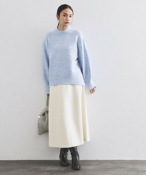 OPAQUE.CLIP / オペーク ドット クリップ ロング・マキシ丈スカート | ニットフレアスカート/セットアップ対応【洗濯機OK】 | 詳細26