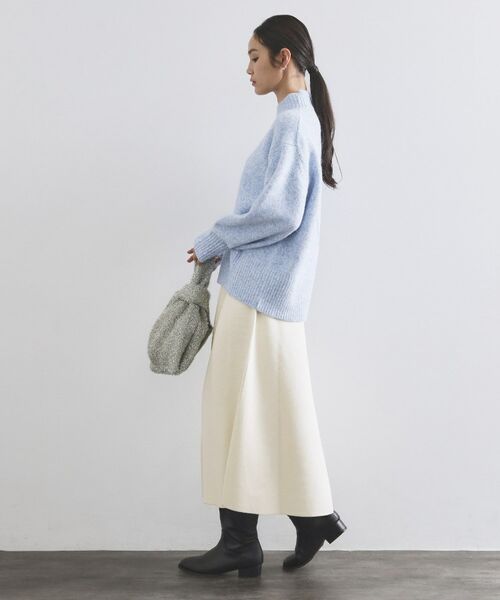 OPAQUE.CLIP / オペーク ドット クリップ ロング・マキシ丈スカート | ニットフレアスカート/セットアップ対応【洗濯機OK】 | 詳細27