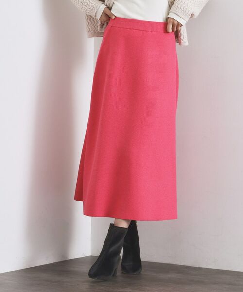 OPAQUE. CLIP/オペーク ドット クリップ ニットフレアスカート/セットアップ対応【洗濯機OK】 ピンク(073) 40(L) OPAQUE. CLIP/オペーク ドット クリップ ニットフレアスカート/セットアップ対応【洗濯機OK】 ピンク(073) 40(L)