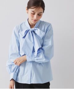 OPAQUE.CLIP / オペーク ドット クリップ シャツ・ブラウス | ≪通勤・セレモニー対応≫ボウタイシャツブラウス【洗濯機OK】