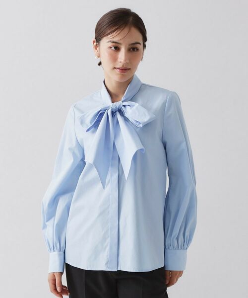 OPAQUE.CLIP / オペーク ドット クリップ シャツ・ブラウス | ≪通勤・セレモニー対応≫ボウタイシャツブラウス【洗濯機OK】 | 詳細11