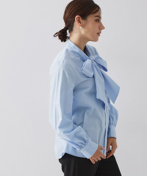 OPAQUE.CLIP / オペーク ドット クリップ シャツ・ブラウス | ≪通勤・セレモニー対応≫ボウタイシャツブラウス【洗濯機OK】 | 詳細22