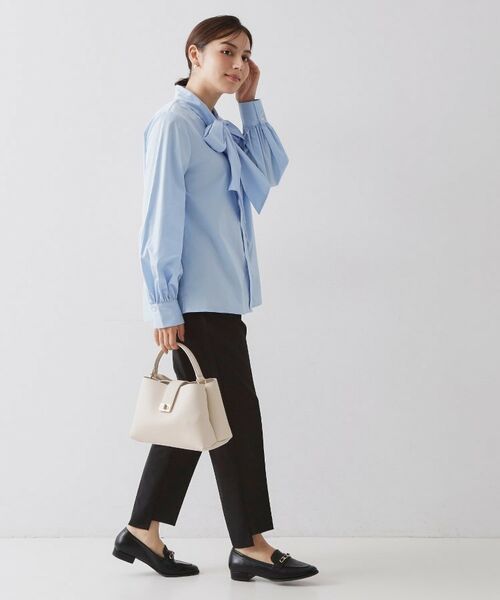 OPAQUE.CLIP / オペーク ドット クリップ シャツ・ブラウス | ≪通勤・セレモニー対応≫ボウタイシャツブラウス【洗濯機OK】 | 詳細24