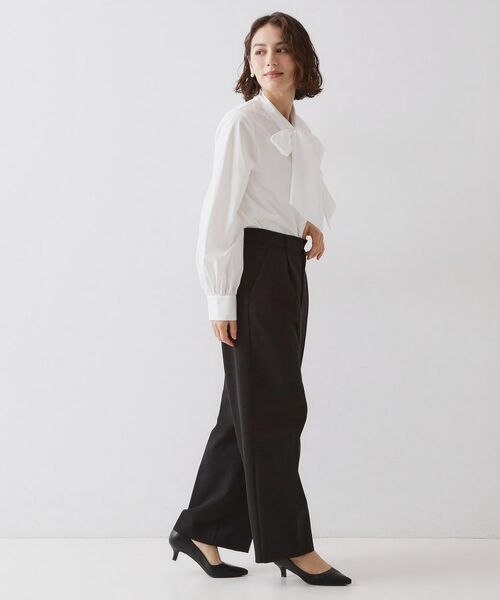 OPAQUE.CLIP / オペーク ドット クリップ シャツ・ブラウス | ≪通勤・セレモニー対応≫ボウタイシャツブラウス【洗濯機OK】 | 詳細4