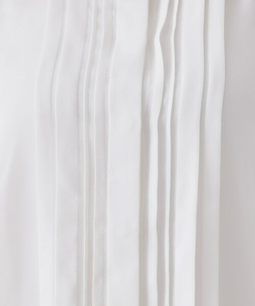 OPAQUE.CLIP / オペーク ドット クリップ シャツ・ブラウス | ≪通勤・セレモニー対応≫ タックブラウス【洗濯機OK】 | 詳細4