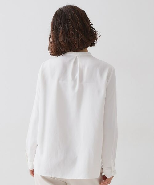 OPAQUE.CLIP / オペーク ドット クリップ シャツ・ブラウス | ≪通勤・セレモニー対応≫ タックブラウス【洗濯機OK】 | 詳細7