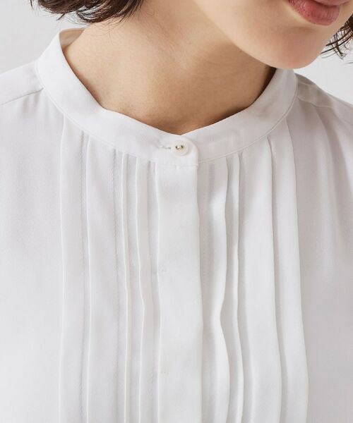 OPAQUE.CLIP / オペーク ドット クリップ シャツ・ブラウス | ≪通勤・セレモニー対応≫ タックブラウス【洗濯機OK】 | 詳細8