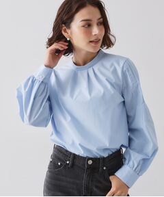 OPAQUE.CLIP / オペーク ドット クリップ シャツ・ブラウス | ≪通勤・セレモニー対応≫袖タックボリュームブラウス【洗濯機OK】