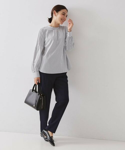 OPAQUE.CLIP / オペーク ドット クリップ シャツ・ブラウス | ≪通勤・セレモニー対応≫袖タックボリュームブラウス【洗濯機OK】 | 詳細10