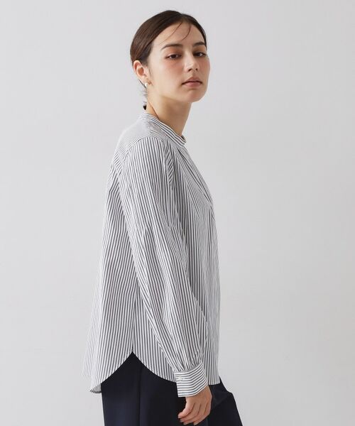 OPAQUE.CLIP / オペーク ドット クリップ シャツ・ブラウス | ≪通勤・セレモニー対応≫袖タックボリュームブラウス【洗濯機OK】 | 詳細14