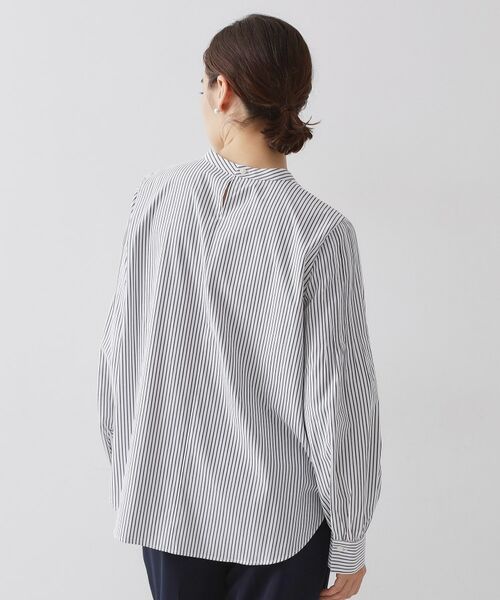 OPAQUE.CLIP / オペーク ドット クリップ シャツ・ブラウス | ≪通勤・セレモニー対応≫袖タックボリュームブラウス【洗濯機OK】 | 詳細15