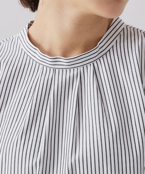 OPAQUE.CLIP / オペーク ドット クリップ シャツ・ブラウス | ≪通勤・セレモニー対応≫袖タックボリュームブラウス【洗濯機OK】 | 詳細16