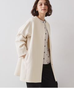 OPAQUE.CLIP / オペーク ドット クリップ その他アウター | フォルムスリーブミドルコート【洗濯機OK】