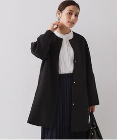 OPAQUE.CLIP / オペーク ドット クリップ その他アウター | フォルムスリーブミドルコート【洗濯機OK】