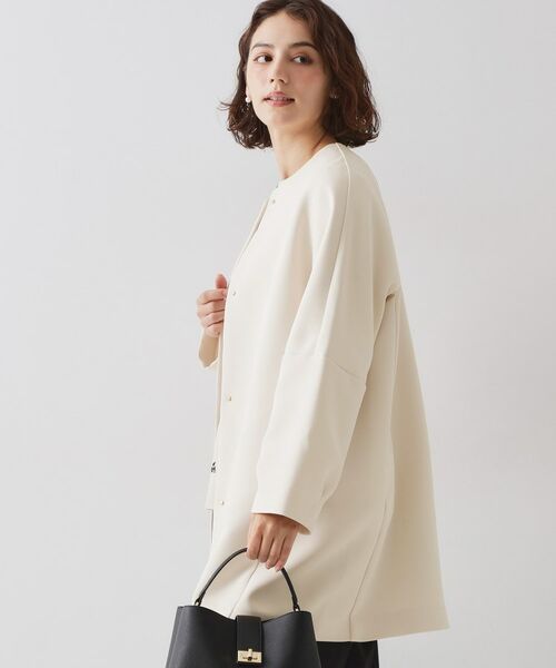 OPAQUE.CLIP / オペーク ドット クリップ その他アウター | フォルムスリーブミドルコート【洗濯機OK】 | 詳細1