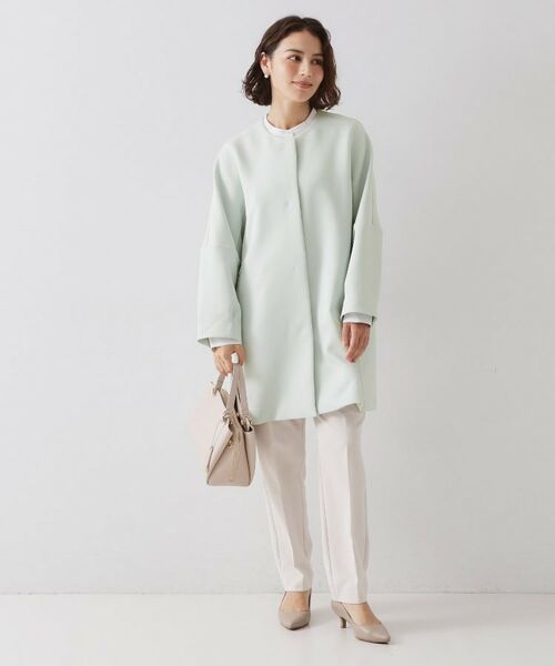 OPAQUE.CLIP / オペーク ドット クリップ その他アウター | フォルムスリーブミドルコート【洗濯機OK】 | 詳細10