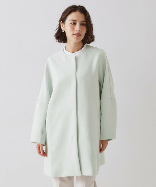OPAQUE.CLIP / オペーク ドット クリップ その他アウター | フォルムスリーブミドルコート【洗濯機OK】 | 詳細13