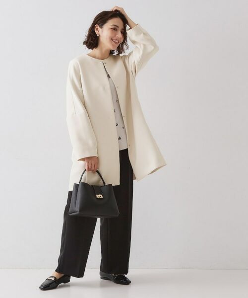 OPAQUE.CLIP / オペーク ドット クリップ その他アウター | フォルムスリーブミドルコート【洗濯機OK】 | 詳細2