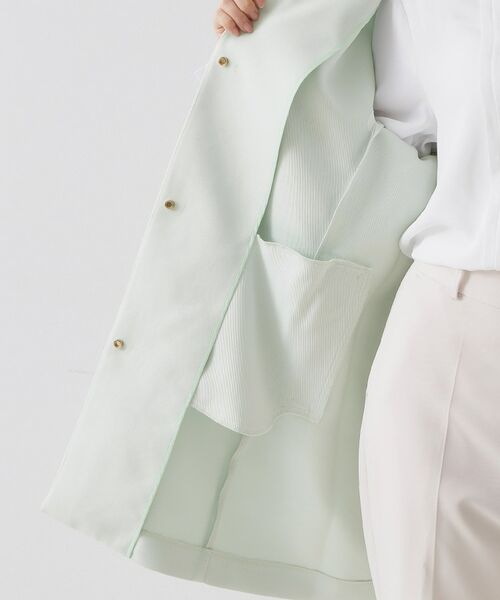 OPAQUE.CLIP / オペーク ドット クリップ その他アウター | フォルムスリーブミドルコート【洗濯機OK】 | 詳細20