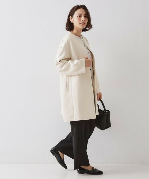 OPAQUE.CLIP / オペーク ドット クリップ その他アウター | フォルムスリーブミドルコート【洗濯機OK】 | 詳細3