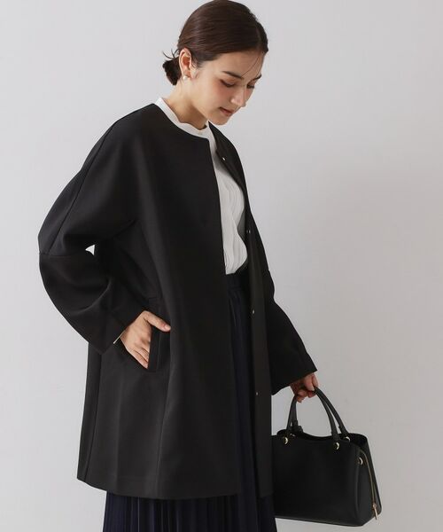OPAQUE.CLIP / オペーク ドット クリップ その他アウター | フォルムスリーブミドルコート【洗濯機OK】 | 詳細5