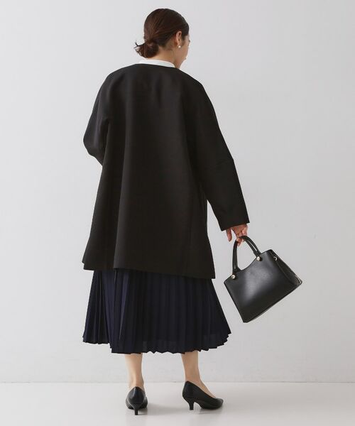 OPAQUE.CLIP / オペーク ドット クリップ その他アウター | フォルムスリーブミドルコート【洗濯機OK】 | 詳細7