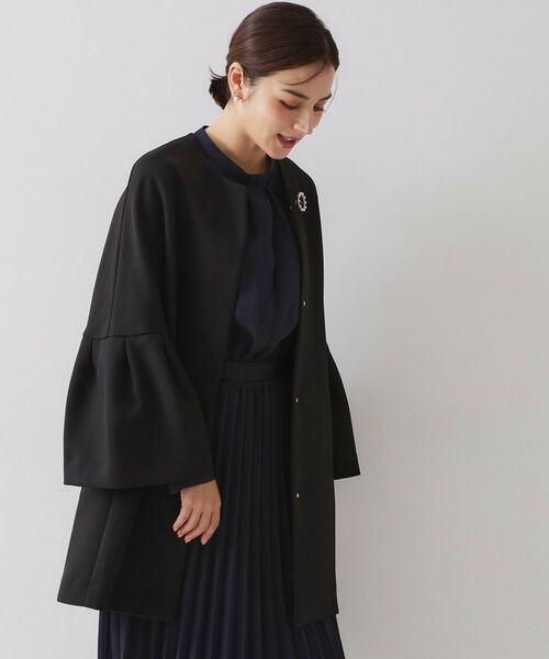 OPAQUE.CLIP / オペーク ドット クリップ その他アウター | フレアスリーブミドルコート【洗濯機OK】 | 詳細5
