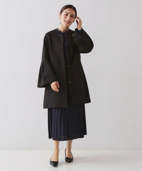 OPAQUE.CLIP / オペーク ドット クリップ その他アウター | フレアスリーブミドルコート【洗濯機OK】 | 詳細7