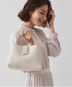 OPAQUE.CLIP / オペーク ドット クリップ ハンドバッグ | 【2WAY】サフィアーノ調ミドルワンハンドルバッグ