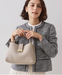 OPAQUE.CLIP / オペーク ドット クリップ ハンドバッグ | 【2WAY】サフィアーノ調ミドルワンハンドルバッグ