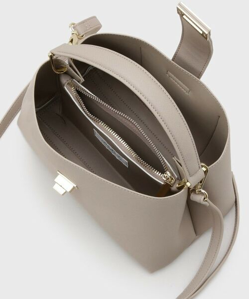 OPAQUE.CLIP / オペーク ドット クリップ ハンドバッグ | 【2WAY】サフィアーノ調ミドルワンハンドルバッグ | 詳細15