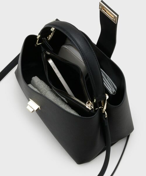 OPAQUE.CLIP / オペーク ドット クリップ ハンドバッグ | 【2WAY】サフィアーノ調ミドルワンハンドルバッグ | 詳細16