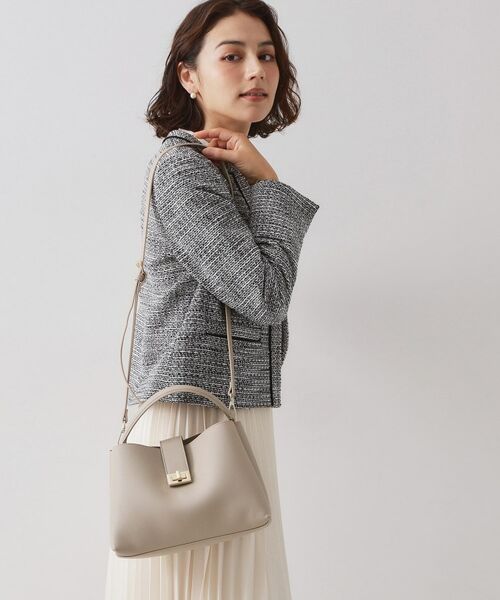 OPAQUE.CLIP / オペーク ドット クリップ ハンドバッグ | 【2WAY】サフィアーノ調ミドルワンハンドルバッグ | 詳細5