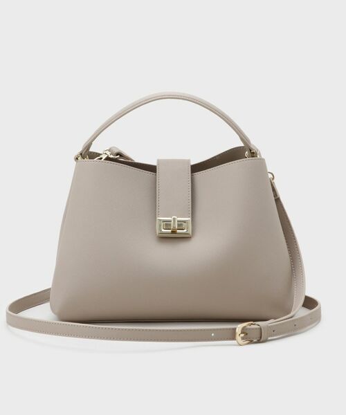 OPAQUE.CLIP / オペーク ドット クリップ ハンドバッグ | 【2WAY】サフィアーノ調ミドルワンハンドルバッグ | 詳細8