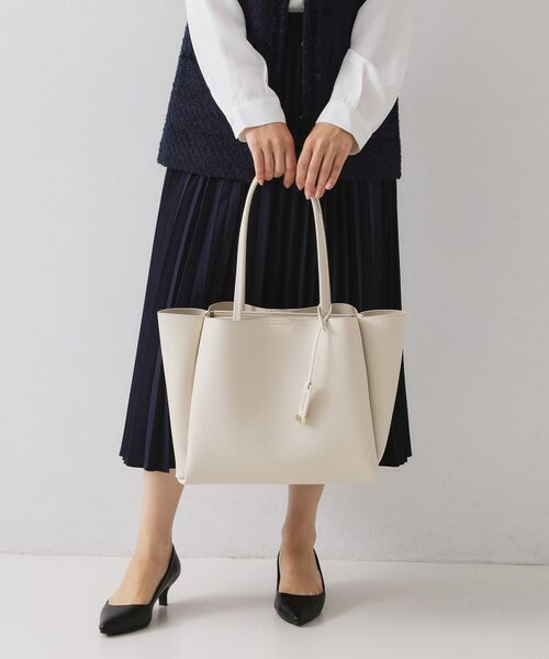 OPAQUE.CLIP / オペーク ドット クリップ トートバッグ | 【軽量／A4サイズ対応】サフィアーノ調3層トートバッグ | 詳細1