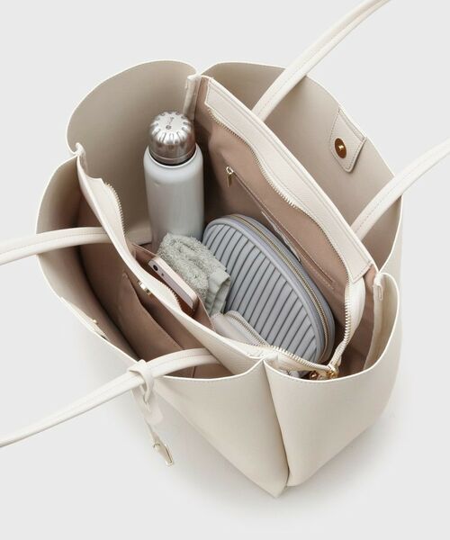 OPAQUE.CLIP / オペーク ドット クリップ トートバッグ | 【軽量／A4サイズ対応】サフィアーノ調3層トートバッグ | 詳細16