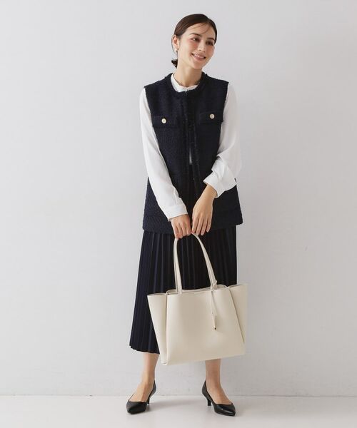 OPAQUE.CLIP / オペーク ドット クリップ トートバッグ | 【軽量／A4サイズ対応】サフィアーノ調3層トートバッグ | 詳細2