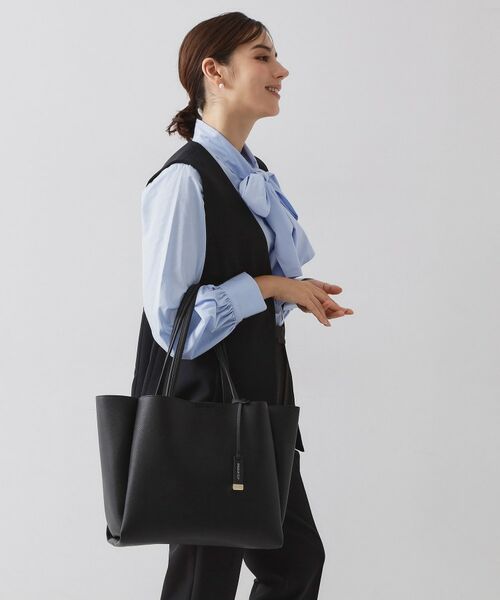 OPAQUE.CLIP / オペーク ドット クリップ トートバッグ | 【軽量／A4サイズ対応】サフィアーノ調3層トートバッグ | 詳細3