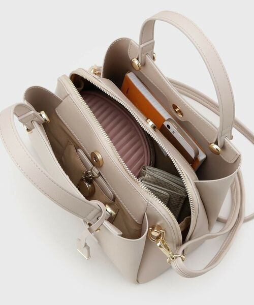 OPAQUE.CLIP / オペーク ドット クリップ ボストンバッグ | 【2WAY】合皮ミドルサイズボストンバッグ | 詳細12