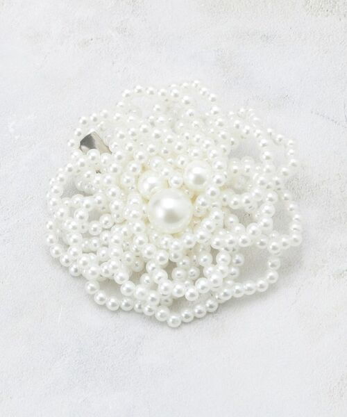 OPAQUE.CLIP / オペーク ドット クリップ ブローチ・コサージュ | フェイクパールフラワーコサージュ | 詳細1