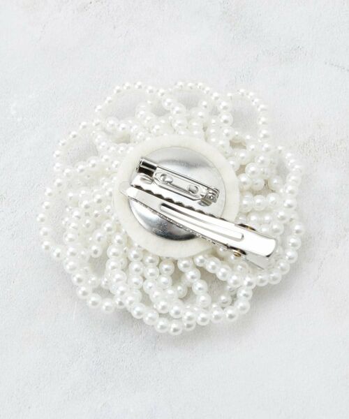 OPAQUE.CLIP / オペーク ドット クリップ ブローチ・コサージュ | フェイクパールフラワーコサージュ | 詳細2