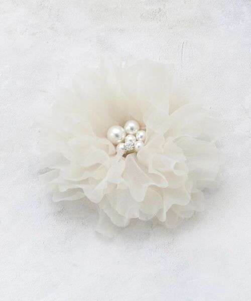 OPAQUE.CLIP / オペーク ドット クリップ ブローチ・コサージュ | オーガンジーフラワーコサージュ | 詳細1