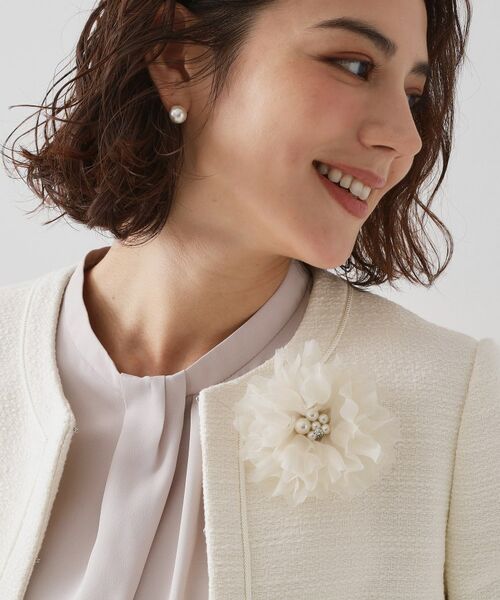 OPAQUE.CLIP / オペーク ドット クリップ ブローチ・コサージュ | オーガンジーフラワーコサージュ | 詳細5