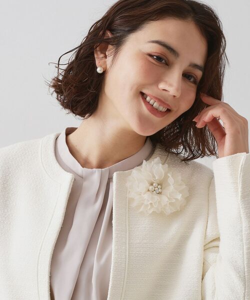 OPAQUE.CLIP / オペーク ドット クリップ ブローチ・コサージュ | オーガンジーフラワーコサージュ | 詳細6