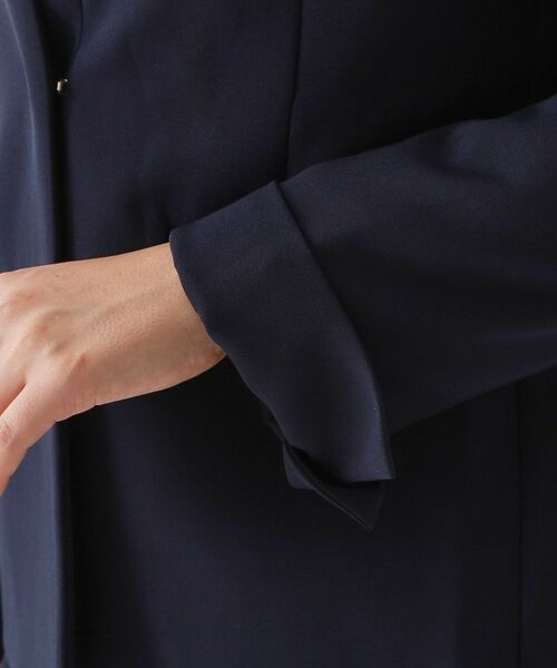 OPAQUE.CLIP / オペーク ドット クリップ ノーカラージャケット | ≪通勤・セレモニー/セットアップ対応≫ Vネックジャケット/ダブルクロス【洗濯機OK】 | 詳細18