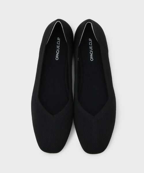 OPAQUE.CLIP / オペーク ドット クリップ フラットシューズ | 【抗菌防臭/軽量/洗濯機OK】スクエアトゥニットパンプス | 詳細4