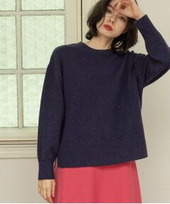 OPAQUE.CLIP / オペーク ドット クリップ ニット・セーター | きらきらクルーミドルゲージニット【洗濯機OK】