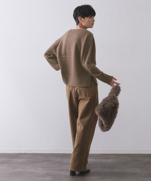 OPAQUE.CLIP / オペーク ドット クリップ ニット・セーター | きらきらクルーミドルゲージニット【洗濯機OK】 | 詳細29